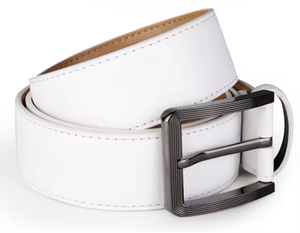 <span class=keywords><strong>Ceinture</strong></span> de golf végétalien réglable en <span class=keywords><strong>cuir</strong></span> pour hommes avec boucle en alliage de zinc - Product Image 2
