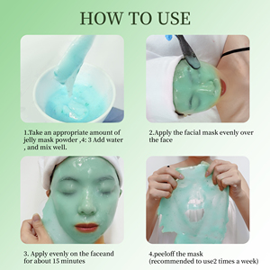 Mascarillas Faciales Coreanas CHUSN OEM Blanqueadoras <span class=keywords><strong>de</strong></span> Maccha, Mascarilla <span class=keywords><strong>de</strong></span> Hidrogel <span class=keywords><strong>de</strong></span> Rosa Hidratante para Rostro, Nariz y Cuello, Cuidado <span class=keywords><strong>de</strong></span> la Piel con Vitamina C - Product Image 5