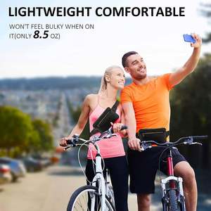 Bolso Bandolera Impermeable con 3 Bolsillos con Cremallera, Mini Bolso de Pecho para Mujer, Riñonera Deportiva para Correr - Product Image 2