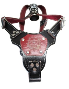 Nuevo arnés de cuero suave de lujo para el cuerpo del perro Arneses para mascotas accesorios para perros Nuevos collares para perros - Product Image 3