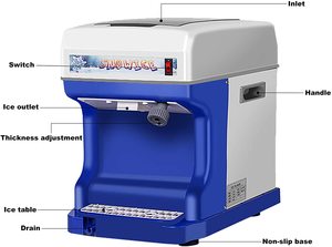 Máy Cạo Đá Etl Giao Hàng Bỏ Qua Khâu Vận Chuyển Máy Làm Đá Hình Nón Tuyết Chạy Điện 250W Máy Cạo Đá - Product Image 2