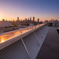 Meilleur système de support inclinable réglable pour toits plats, panneaux solaires chinois, structure de montage PV