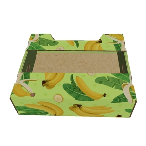 Caja Personalizada para Platos de Plátano con Recubrimiento UV, Laminación Brillante, Grabado en Relieve, Papel Reciclable, Cartón Kraft, Agricultura, Alimentos - Product Image 4
