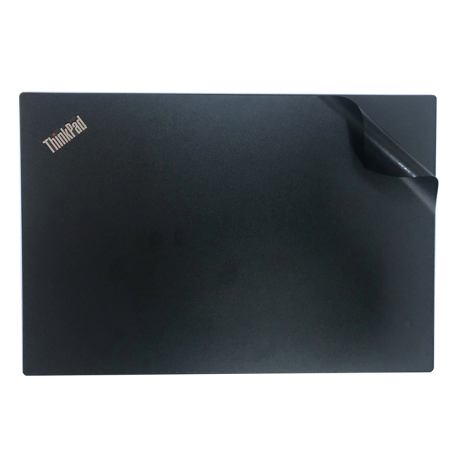 Custom Laptop Skin Sticker Refurbished Vinyl Matte Black Film for Lenovo T590 Top Cover