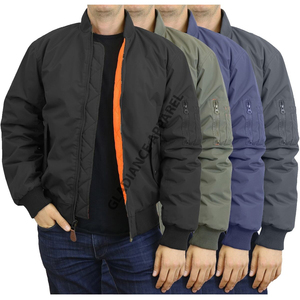 Veste bomber décontractée intelligente pour homme, sur mesure, écologique, coupe-vent, respirante, séchage rapide, grande taille, polyester/coton, exportée du Bangladesh - Product Image 6