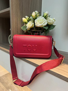 Bolso Bandolera con Solapa y Letras, Estilo Moderno, Color Sólido, para Mujer - Product Image 2