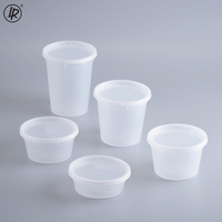 710Ml 24Oz Plastic Beker Injectie Wegwerp Servies Pp Deli Container Voor Soep