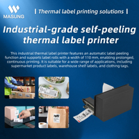 Imprimante d'étiquettes thermiques de bureau haute performance avec fonction d'auto-décollement |   Idéal pour l'expédition e-commerce et la logistique d'entrepôt