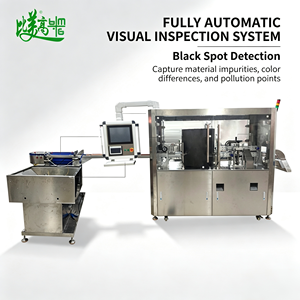 Equipo de inspección visual de cobertura total para detección de apariencia de tapas de botellas con rechazo automático y control de calidad en tiempo real para máquinas de producción. - Product Image 1