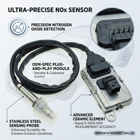Sensor de NOx TB para Automóviles, 24V SNS0061G para DAF CF XF Euro 6, Sistema de Posttratamiento SCR, Rendimiento Confiable