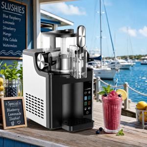 Machine à slush et à granita avec levier de pressage et de service pour comptoirs de libre-service rapides sous forte demande de collations - Product Image 2