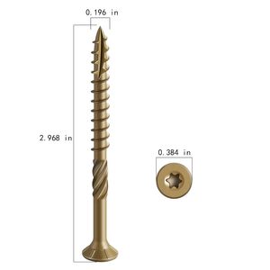 Heavy Duty Torx Star Drive Zinc Coated Structural Timber <strong>Wood</strong> To <strong>Wood</strong> Washer Head Self Drilling Framing <strong>Screws</strong> - Product Image 2
