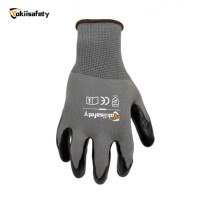 Gants de travail en nitrile Yokiisafety pour l'extérieur, équipement de protection individuelle (EPI) pour chantier, industrie et construction