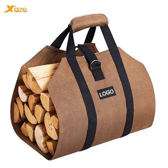 Camping Indoor Firewood Logs Tote Water Resistant Foldable Log Holder