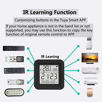 Sensor Suhu dan Kelembapan WiFi YDD Alexa Google Home Smart Tuya dengan Keterhubungan Skenario Cerdas Desain Lipat Garasi Android