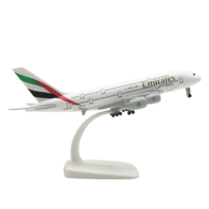 Emirates & Singapore Airlines A380 aleación Modelo 1:400 escala 20CM pantalla con soporte con <span class=keywords><strong>logotipo</strong></span> personalizado - Product Image 1