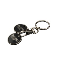 Porte-clés jeton de chariot de courses