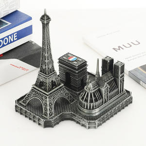 Model Arsitektur <span class=keywords><strong>Paris</strong></span> Prancis, Dekorasi Rumah, Ornamen Paduan Logam, Notre Dame, Gerbang Kemenangan, Kerajinan Tangan Berlapis Elektroplating - Product Image 3