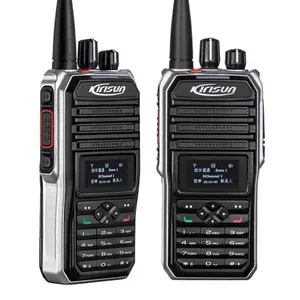 Kirisun V9 professional TDMA dual-slot crittografia vocale digitale analogico subway gps woki-toki mobile radio bidirezionale walkie talkie