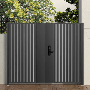 וילה גינה נדנדה סגסוגת אלומיניום חצר חכמה דלת דלת כניסה מודרנית אישית - Product Image 2