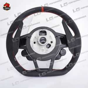 Накладка на руль LeGai из карбоновой кожи с возможностью индивидуальной настройки для BMW 3/4/5 серии, X5 F30/F10/F15/F16/F06/F32/F26 <span class=keywords><strong>M</strong></span> Sport, черная - Product Image 3