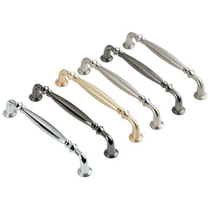 Lcedis Cabinet <b>Door</b> <b>Handle</b> Zinc Alloy Bar Shape European Style Durable Furniture Hardware <b>Handle</b> - Product Image 3