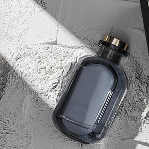 120ml trang trí nội thất thanh lịch hổ phách thủy tinh sậy phòng khuếch tán chai với gậy mây - Product Image 4