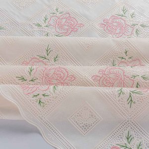 Boen tùy chỉnh hoa PVC ren Khăn trải bàn Vinyl ren bảng Bìa CuộN - Product Image 3