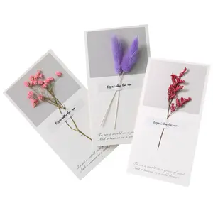 Eurolucky cartões de visita flor seco personalizado, cartões de saudação, de visita, impressão personalizada