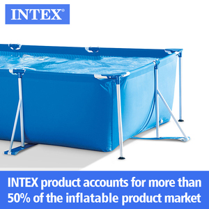 <span class=keywords><strong>Piscina</strong></span> <span class=keywords><strong>Intex</strong></span> 28273 para Jardín, <span class=keywords><strong>Piscina</strong></span> Infantil Fácil de Instalar, Rectangular, Pequeña, con Marco, para Uso Familiar - Product Image 3