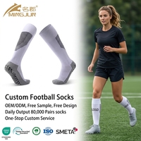 Chaussettes de football personnalisées en gros de l'usine de chaussettes de sport, service de conception gratuit, échantillon rapide en 3 à 5 jours, OEM ODM direct, haute qualité