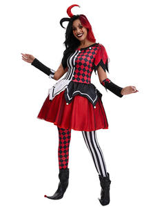 Costume de clown d'horreur pour Halloween 2026, déguisement pour festival, fête, spectacle de scène, tenue de performance - Product Image 3