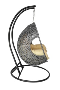 Nouveau design de mobilier moderne d'intérieur et d'extérieur à la mode Fauteuil de luxe à <span class=keywords><strong>double</strong></span> étage avec balcon, jardin, patio, balançoire, suspension en osier et rotin - Product Image 3