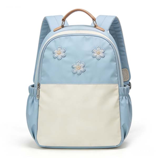 blue and white backpack leather Personalized with Side Pockets, Not Personalized The Right Pack backpack is a long Light Blue Nylon Lady Sports