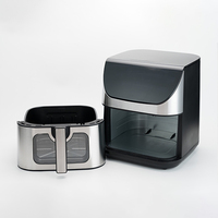 Appareil de cuisine multifonctions Écran tactile numérique coloré Smart Double Airfriers Four à friteuse à air à deux zones de cuisson