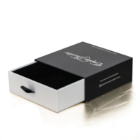 Boîte cadeau rigide à tiroir coulissant personnalisée avec logo, emballage en carton premium pour bijoux, cosmétiques, cadeaux et vente au détail