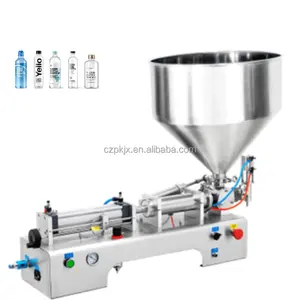 500 Ml Cosmetische Semi Automatische Dikke Pasta Vulmachine Met Enkele Hoofd Snelle Levering Hot Koop Single Head Vulmachine F