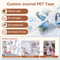 Maßgefertigte Hochwertige HD-Digitaldruck PET-Bandrollen für Scrapbooking und Kunstbedarf