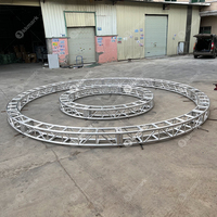 Segment de treillis carré boulonné plaqué KKMARK de 12 po (30,5 cm) de diamètre, 10 pi (3 m), 4 sections