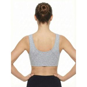 FOXA Women's Cotton Spandex Workout <b>Bra</b> 4 Way <b>Stretch</b> Pullover Sport Comfort <b>Bra</b> Multi Pack - Product Image 4