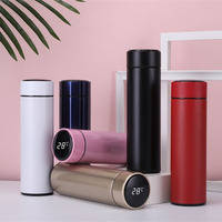 Bouteille d'eau intelligente en acier inoxydable avec application UV, rappel LED pour boire, affichage de la température, haut-parleur, gobelets isothermes, vente en gros, luxe