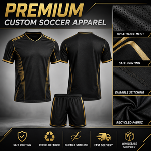 Kit Calcio Personalizzati all'Ingrosso |   Uniformi per Squadre OEM con Maglie, Pantaloncini e Calzini Prodotti in Cina per Club e Accademie - Product Image 2