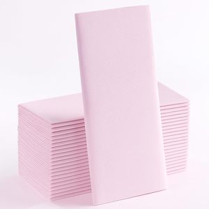 Serviettes d'invités jetables 1 pli effet lin avec logo personnalisé, douces et absorbantes, pour hôtels, restaurants, salles de bain, mariages, événements en gros - Product Image 3