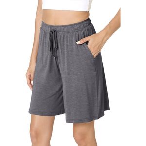 Pantalones Cortos de Pijama Personalizados para Mujer, Pantalones Cortos de Pijama de Bambú y Algodón, Pantalones Cortos de Verano Suaves para Dormir con Bolsillos, Conjuntos de Ropa de Dormir para Mujer - Product Image 3