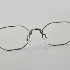 جديد إطار نظارات KS-92 متعدد الزوايا إطار نظارات من تيتانيوم إسترلين أكسيتات لتقليل النظر للنساء والرجال