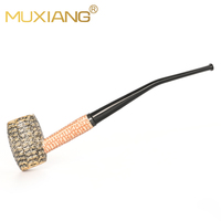 MUXIANG Nouvelle Pipe d'épi de maïs de haute qualité Pipe à tabac de forme différente Vente directe d'usine