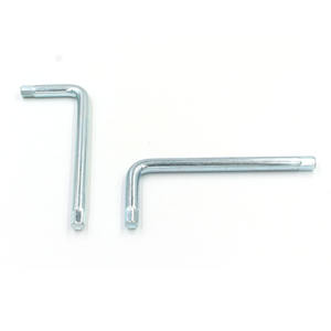 مصنع قفل مخصص عالية اليد يموت قابل للتعديل المحمولة تخزين الزنك عرافة سلسلة مرشح شكل L مطلي للإصلاح - Product Image 1