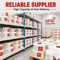 Etiqueta de Equipaje RFID Personalizada al por Mayor para Promoción de Agencias de Viajes, Etiqueta Inteligente UHF para Bolsas, Adhesivo Impermeable de PVC/PET para Equipaje