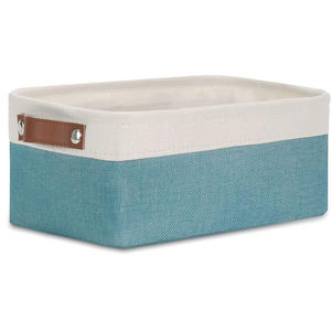 Premium Household Items Collapsible Small Home Storage Bins With Handles