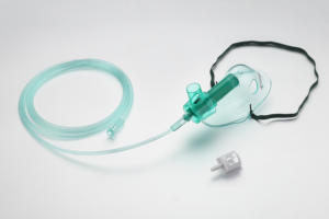 หน้ากากออกซิเจนทำจากพีวีซีแบบใช้แล้วทิ้งหน้ากากทางการแพทย์มาตรฐาน CE ISO - Product Image 2